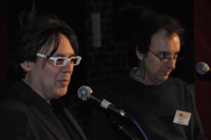 Philippe Reynaert (président du jury) et Pierre Chemin (Média Animation)